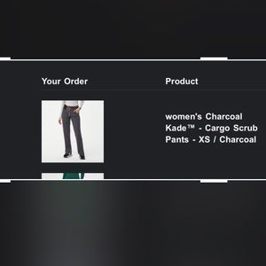 FIGS KADE CARGO // CHARCOAL